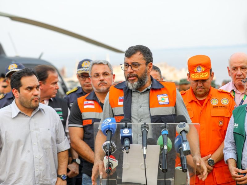 Governador Wilson Lima solicita reforço ao Governo Federal para combater focos de queimadas