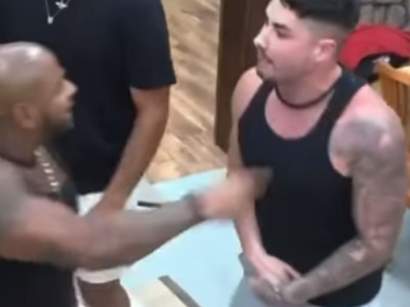 Cezar Black e Lucas Souza protagonizam briga e quase saem no tapa em A Fazenda 15
