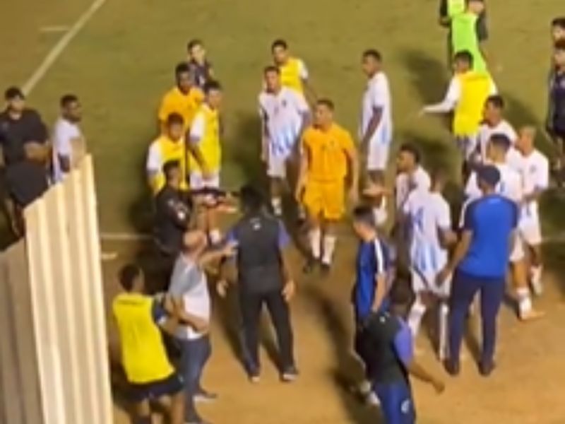 PM atira em goleiro do Grêmio Anápolis após jogo