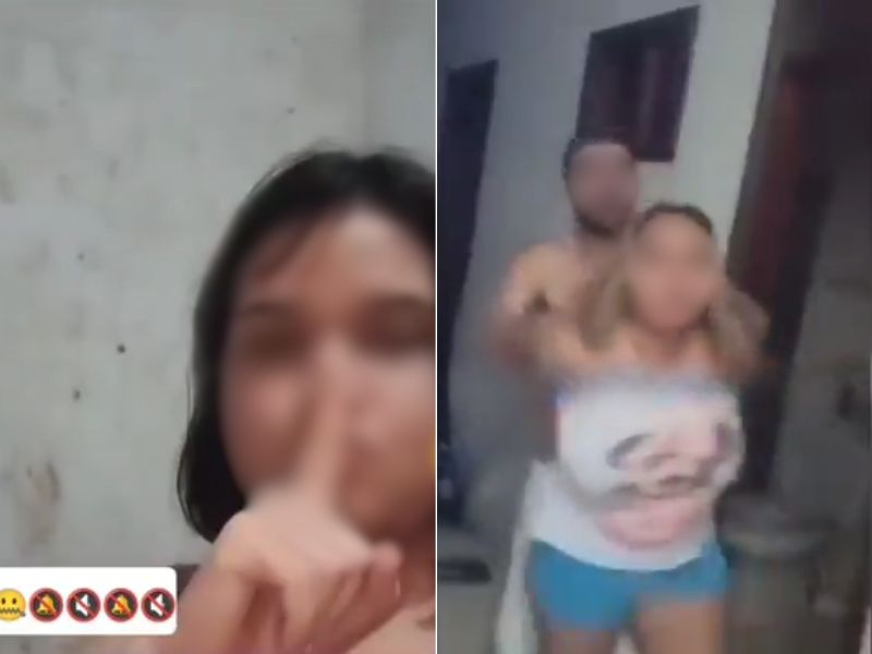 'Mudinha' é pega no ploc ploc com marido da irmã