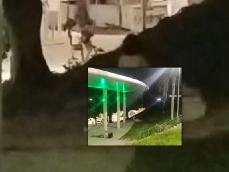 Casal não aguenta o fogo e transa no Anfiteatro da Ponta Negra