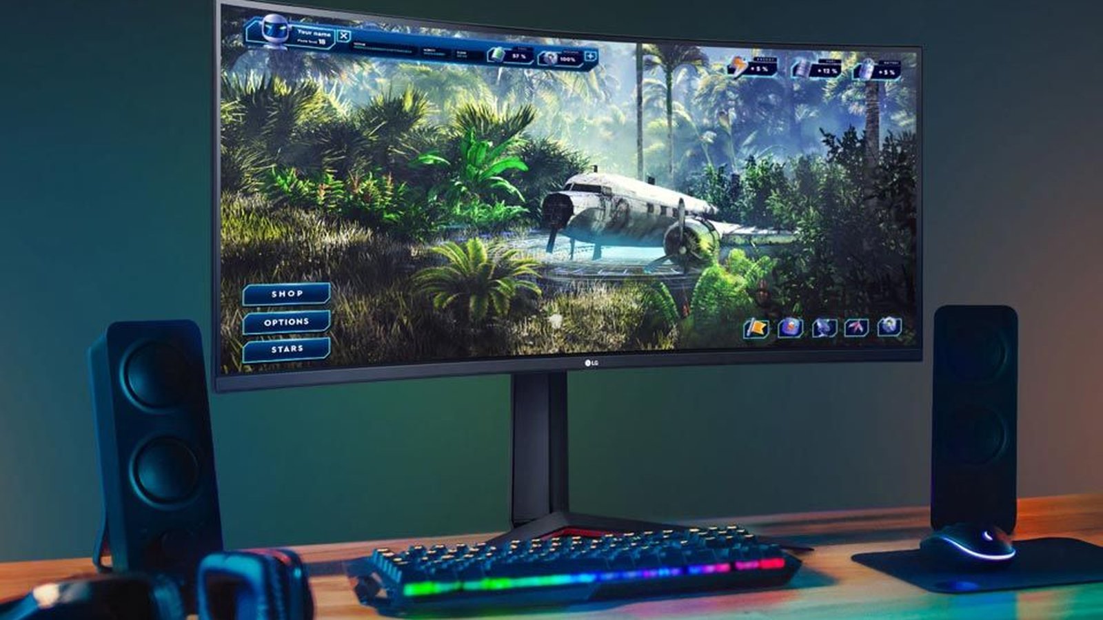 Gamer Week: monitores LG de 24" a 45" com desconto e cupom no site oficial