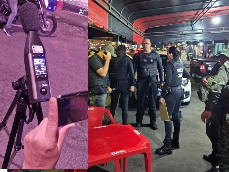 Proprietária de bar é presa por poluição sonora em Manaus