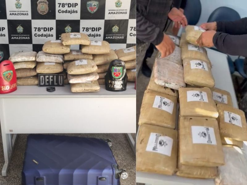 Jovem é presa por Tráfico de Drogas após denuncia anônima em barco no AM