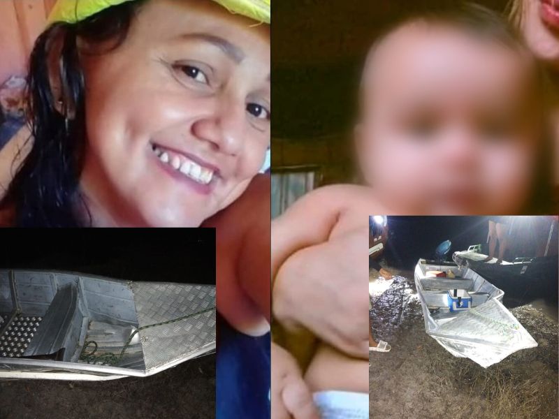 Mãe e Bebê são mortos no acidente; Piloto segue desaparecido