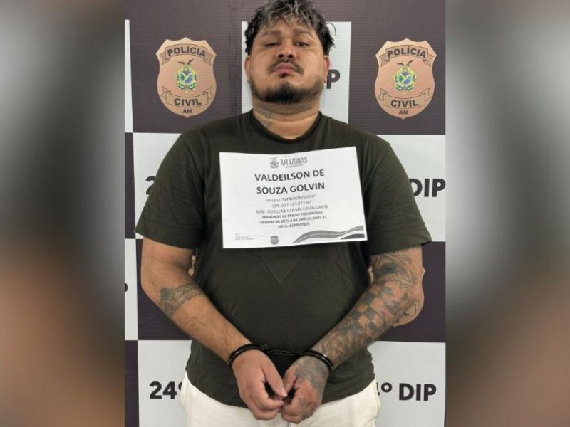 "Menor Sheik" é preso ao sair de maternidade, em Manaus